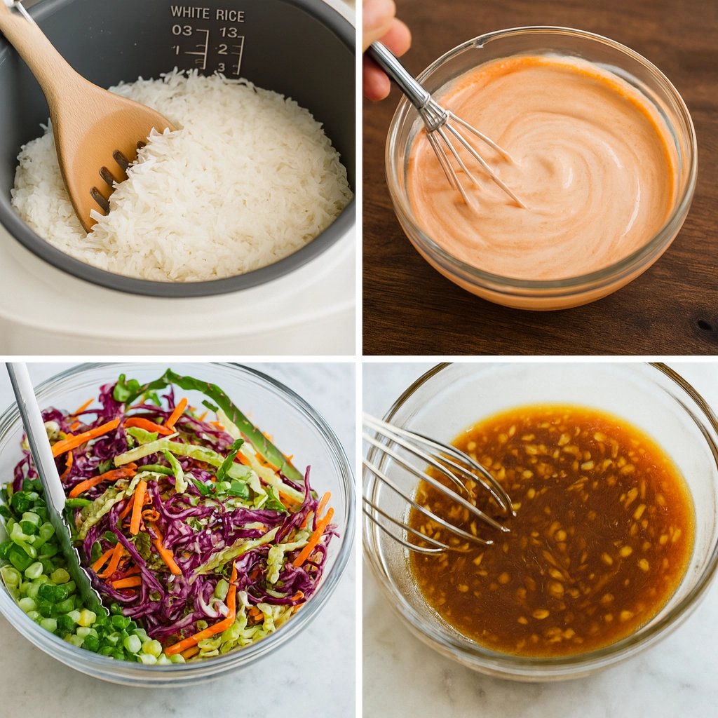 How to make a Salmon Rice Bowl TikTok style