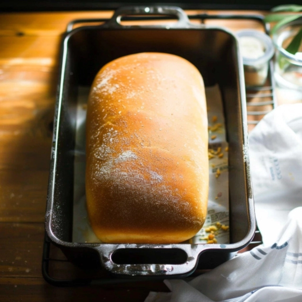 Same Day Sourdough Sandwich Bread Recipe same day sourdough sandwich bread recipe loaf cooling on rack