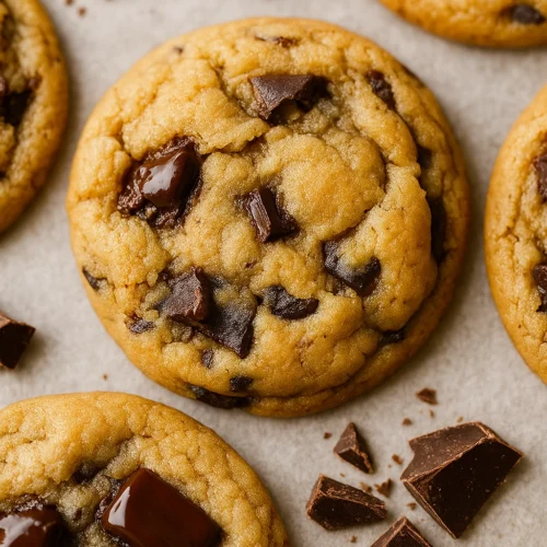 Easy chocolate chip cookies with brown butter
