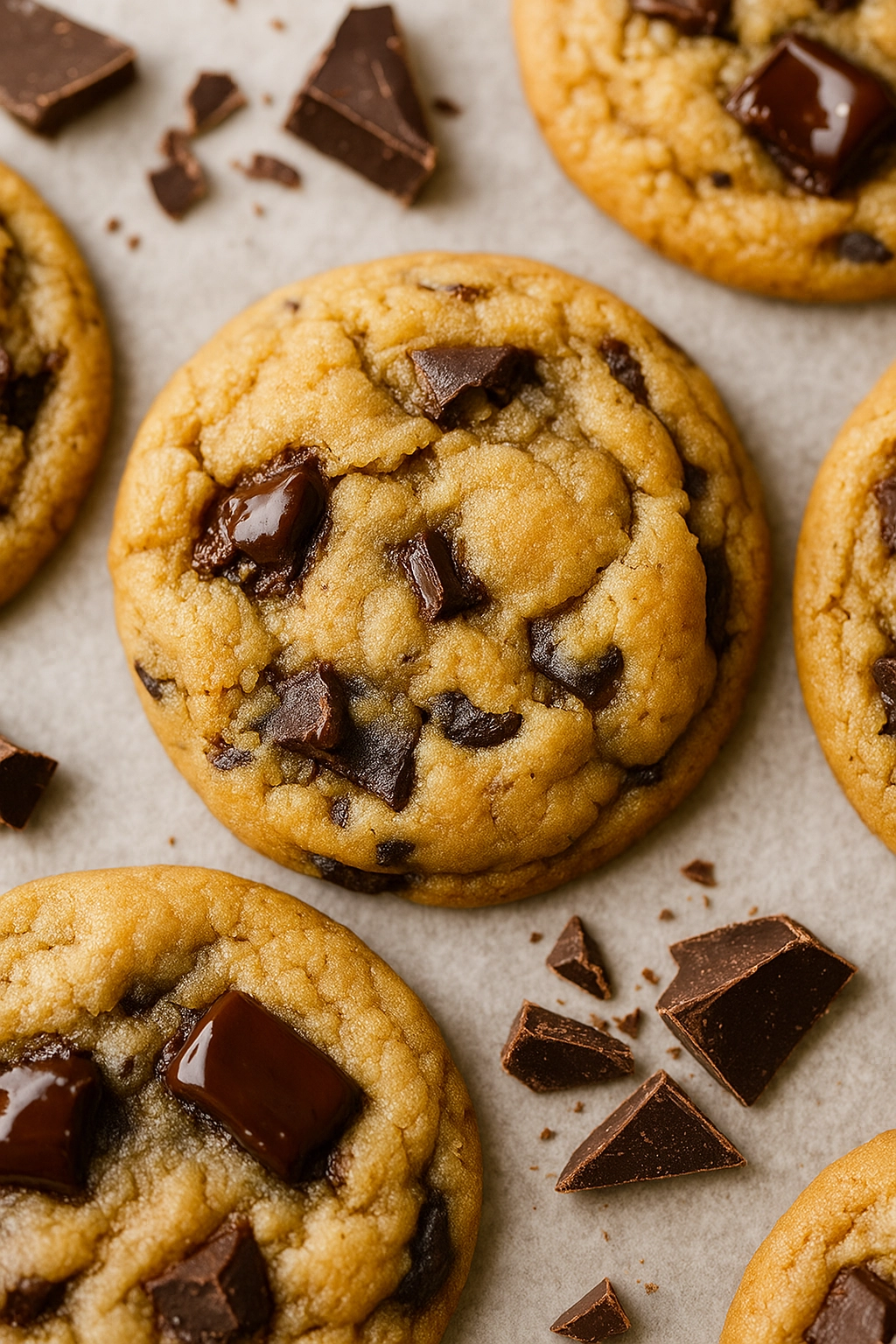 Easy chocolate chip cookies with brown butter