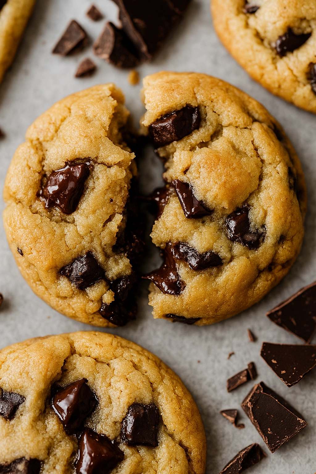 Easy chocolate chip cookies with brown butter