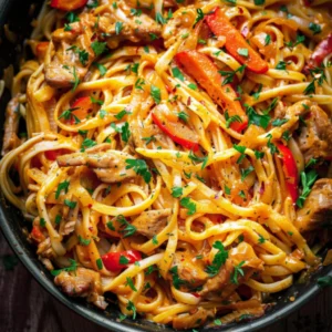cowboy butter chicken linguine with creamy garlic butter sauce