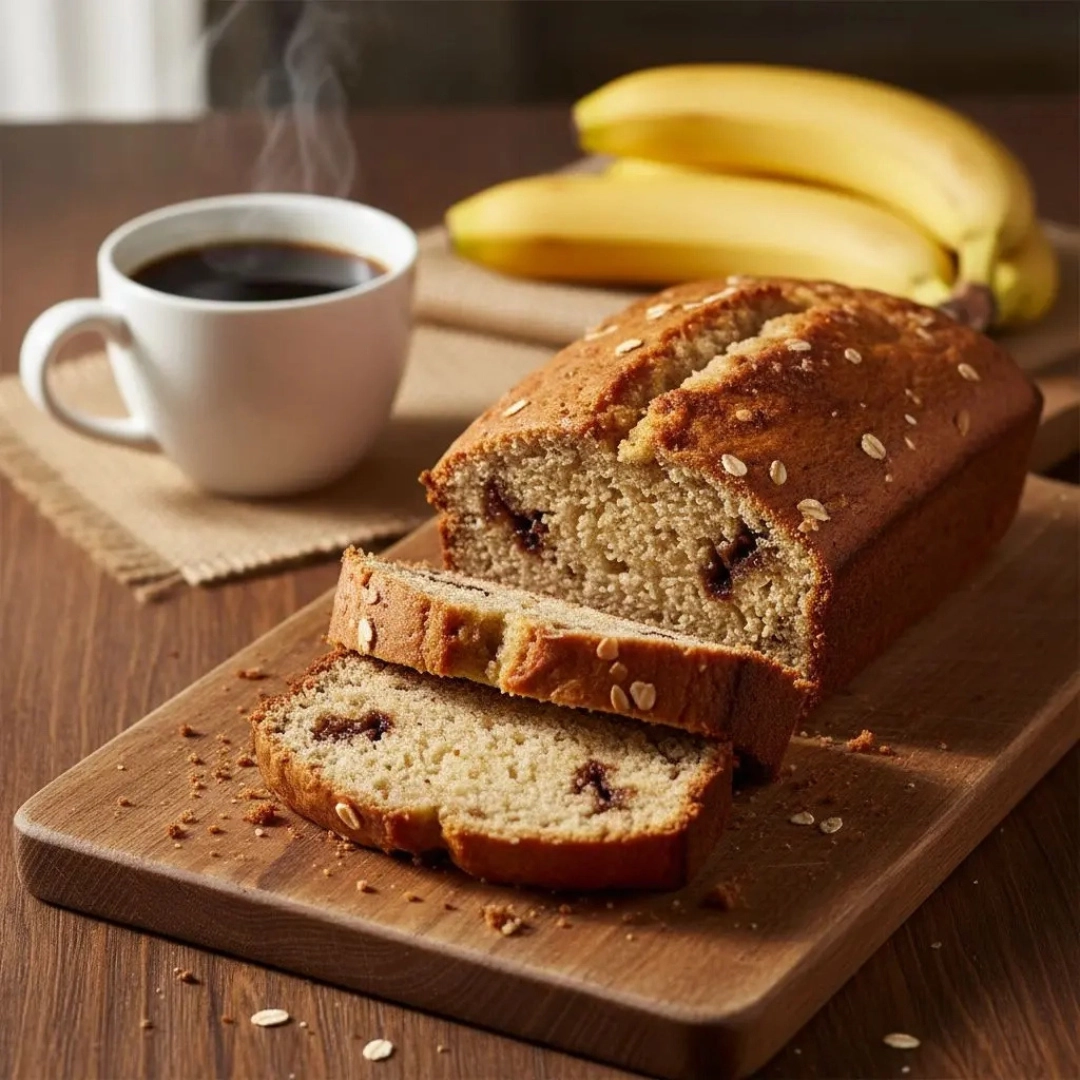 moist banana bread recipe no butter sliced loaf