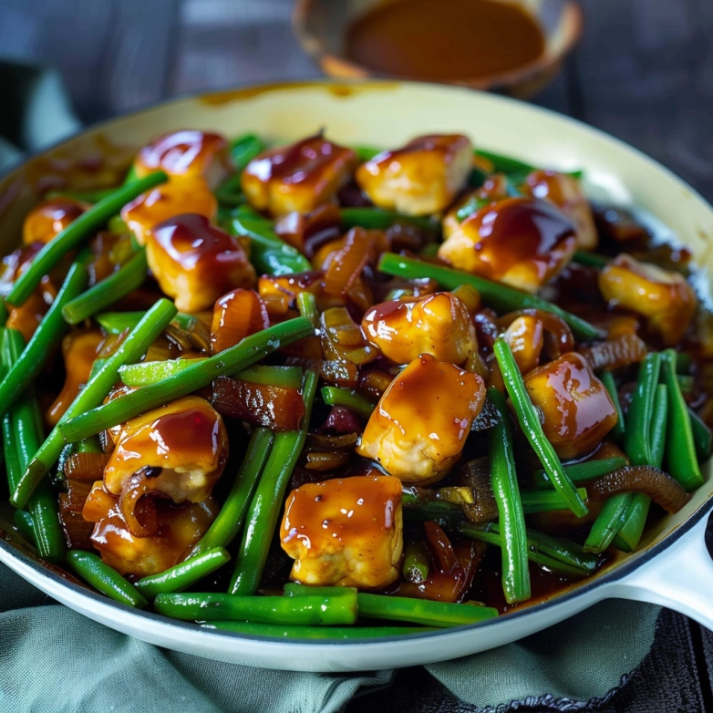 green bean chicken recipe with honey garlic sauce green bean chicken recipe with honey garlic sauce