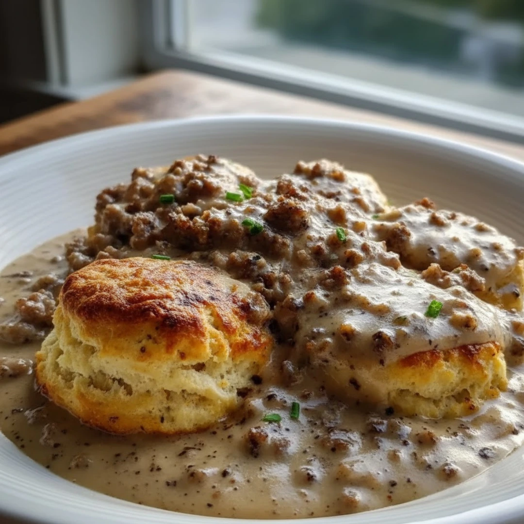 Effortless Homemade Sausage Gravy and Biscuits in 30 Minutes