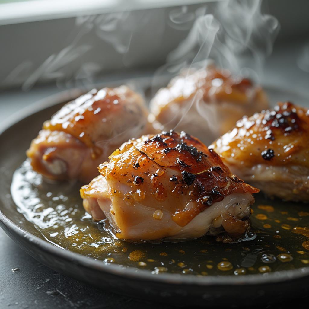 Quick Honey Garlic Chicken Thighs Recipe