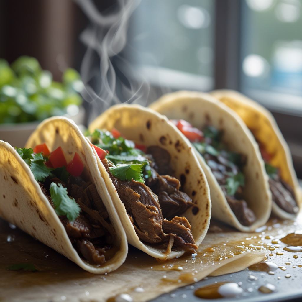 Easy Slow-Cooker Beef Tinga Tacos Recipe