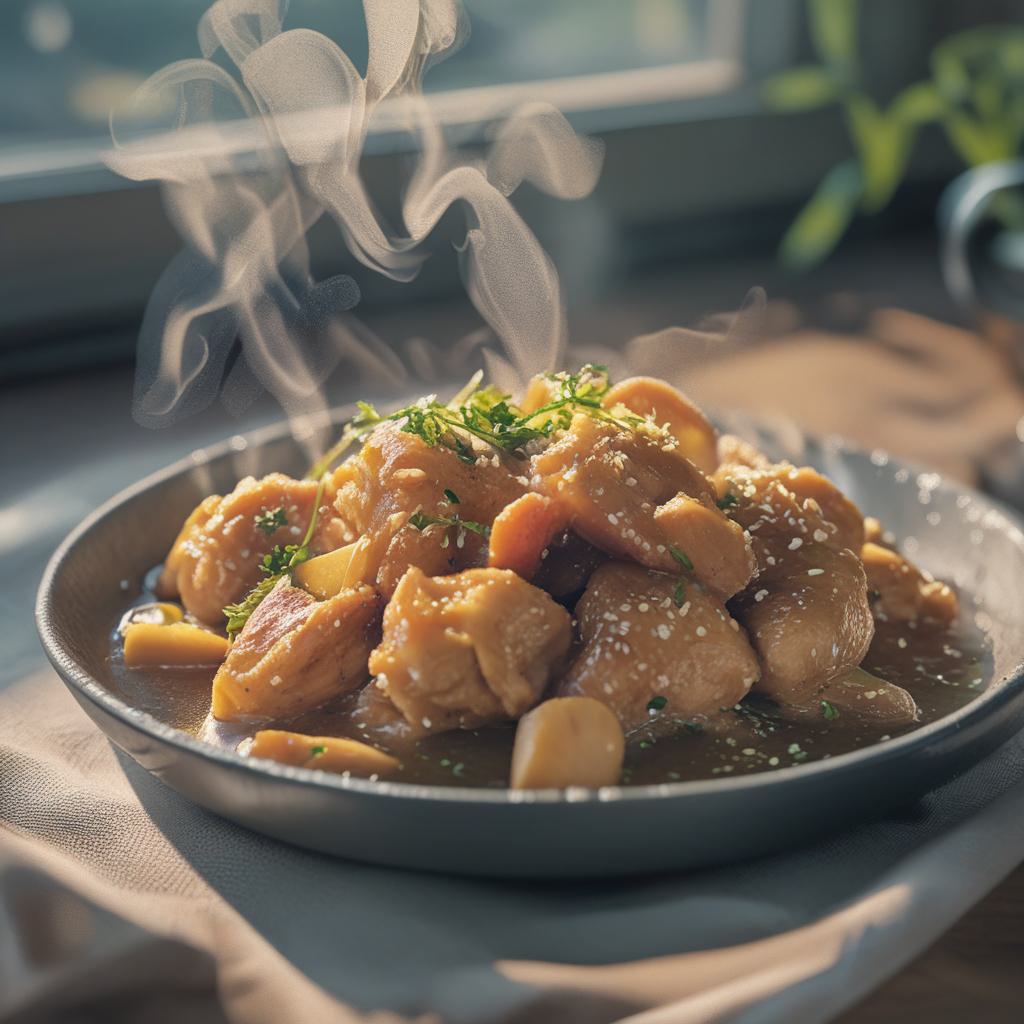 Simple Honey Garlic Chicken Slow Cooker Meal