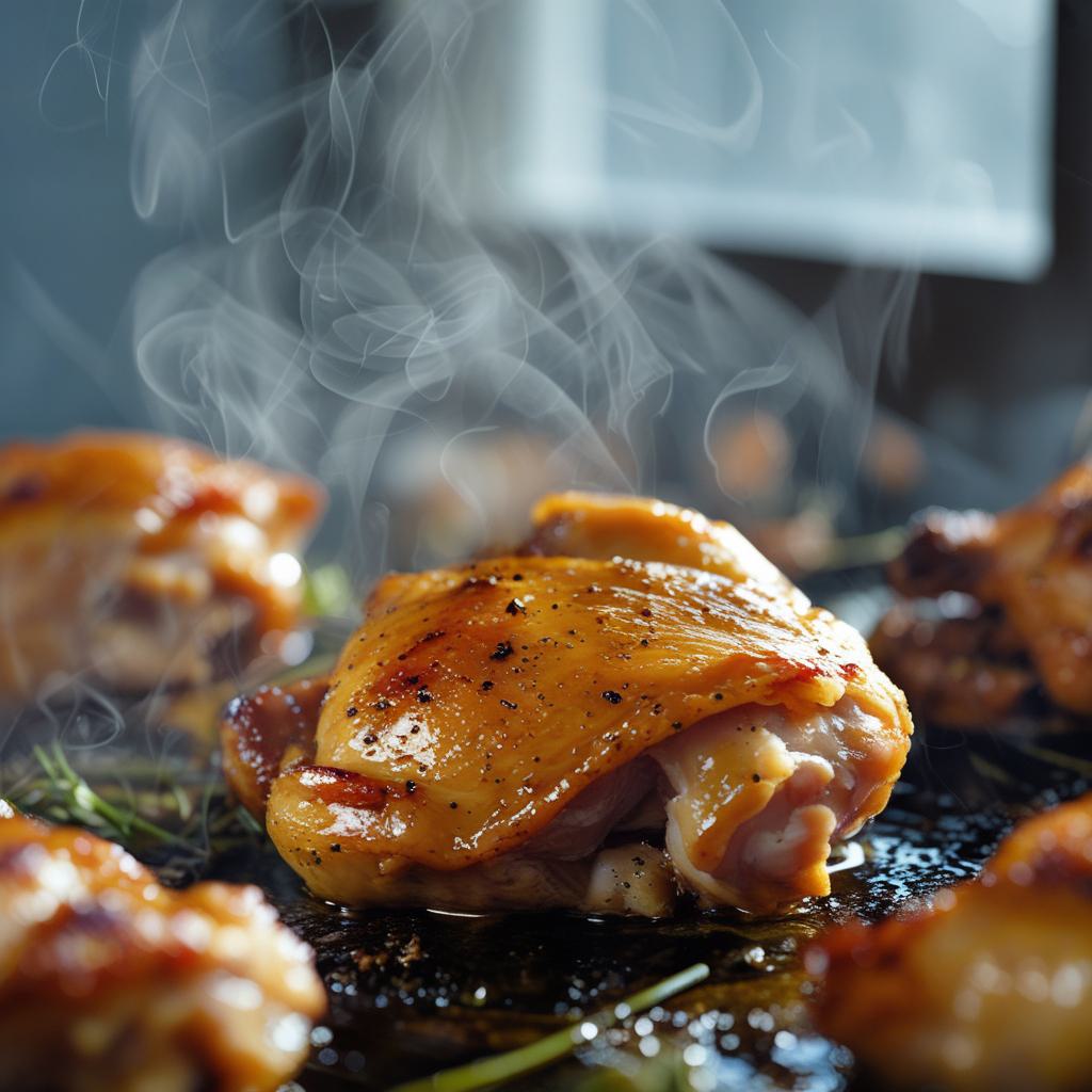 Quick Crispy Oven Chicken Thighs