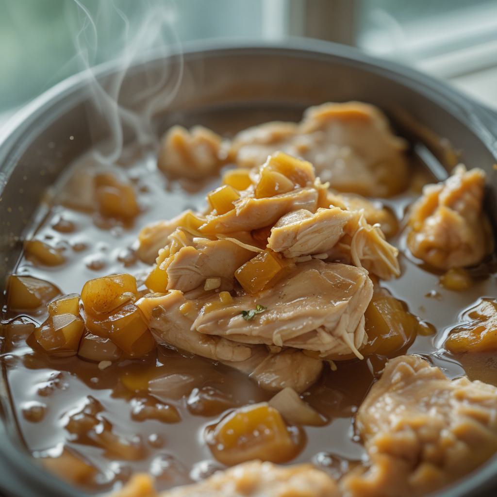 Hawaiian chicken crockpot dump meal