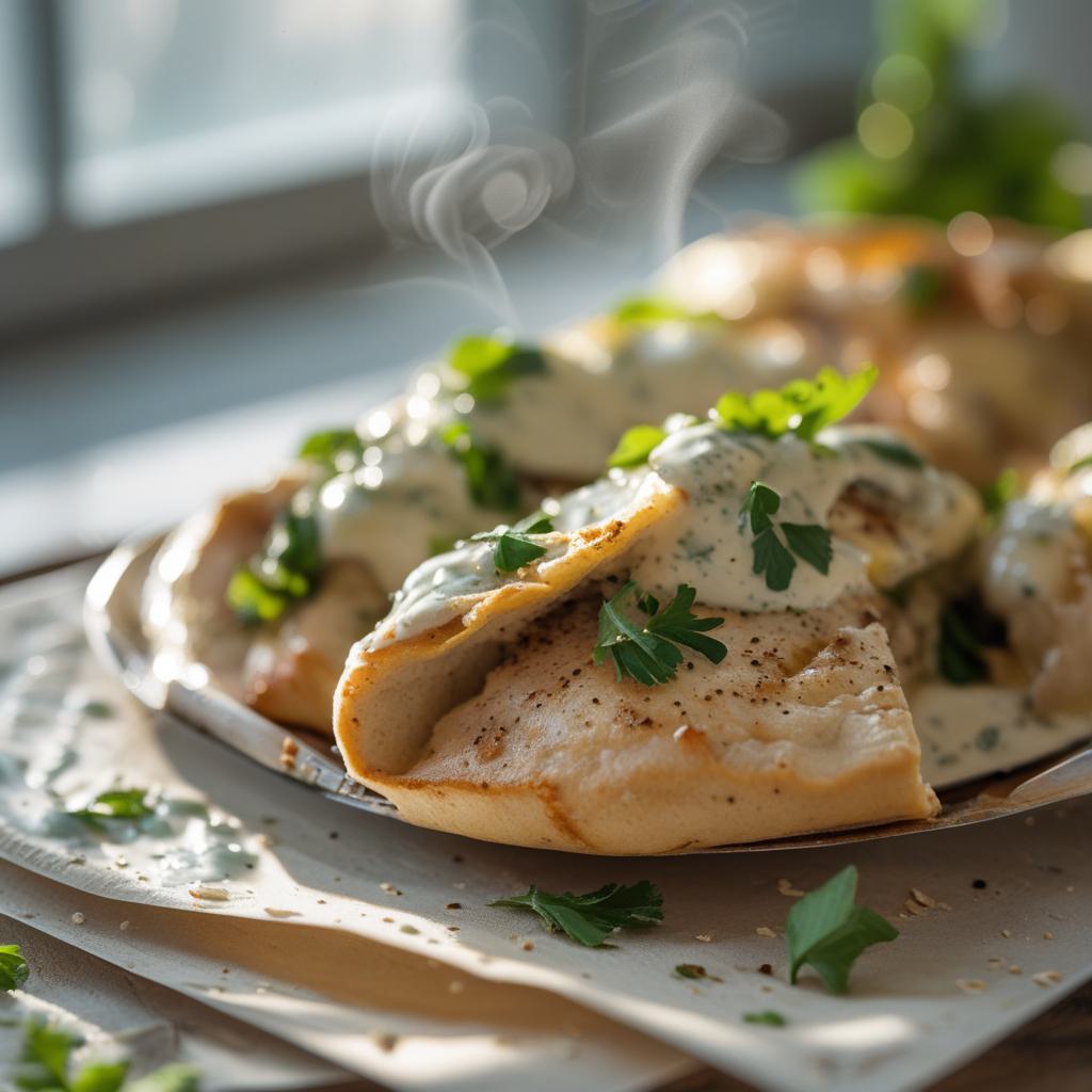 Quick Chicken Pitas Sheet Pan Dinner