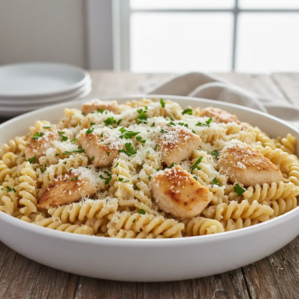 Delicious Garlic Parmesan Chicken Pasta Recipe